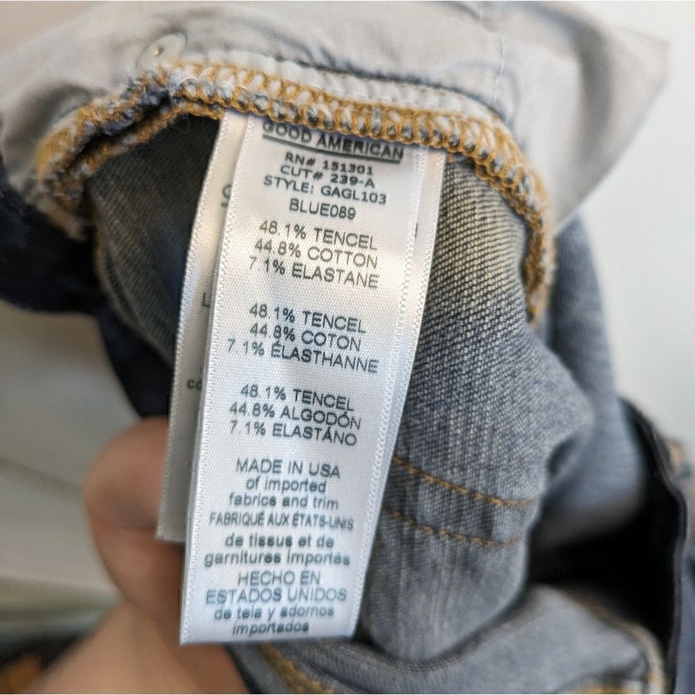 Good American Good Legs Jeans Size 8 - Picture 9 of 11